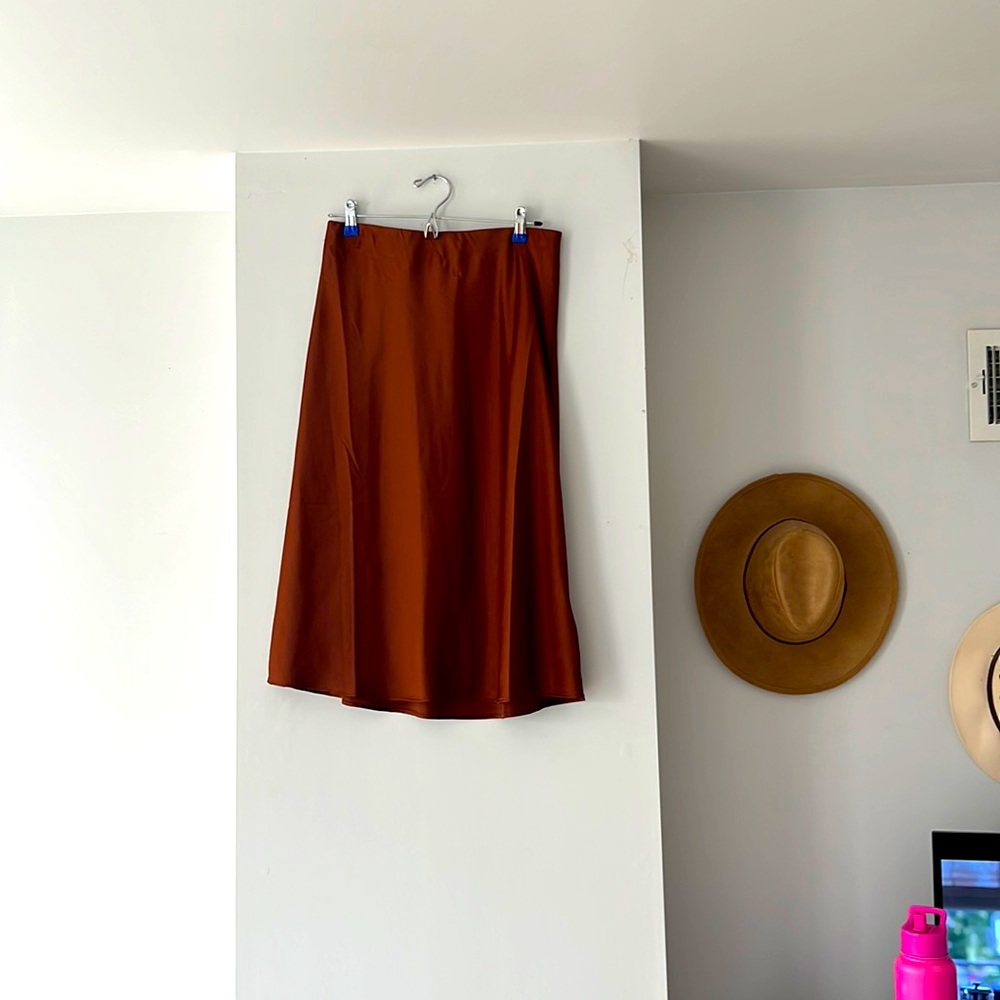 The Drop Women's Maya Silky Slip Skirt